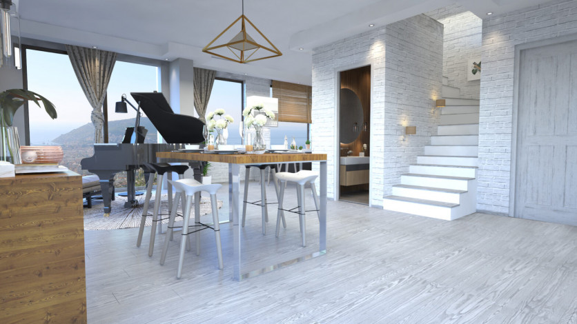 Апартаменты планировки 2+1 и 3+1 в новом жилом комплексе, центр Алании - Ракурс 8