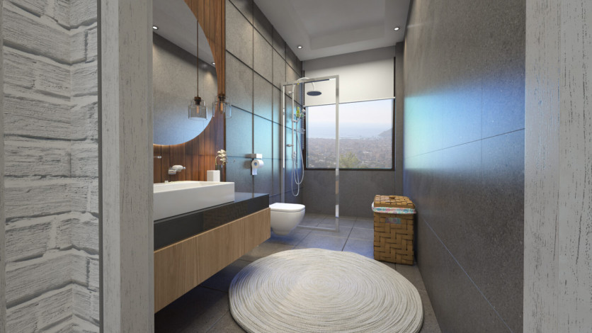 Апартаменты планировки 2+1 и 3+1 в новом жилом комплексе, центр Алании - Ракурс 10