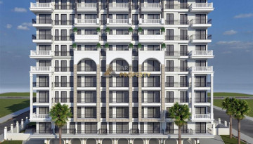 Апартаменты планировки 1+1, 65м2 в ЖК на стадии строительства, центр Алании - Ракурс 12