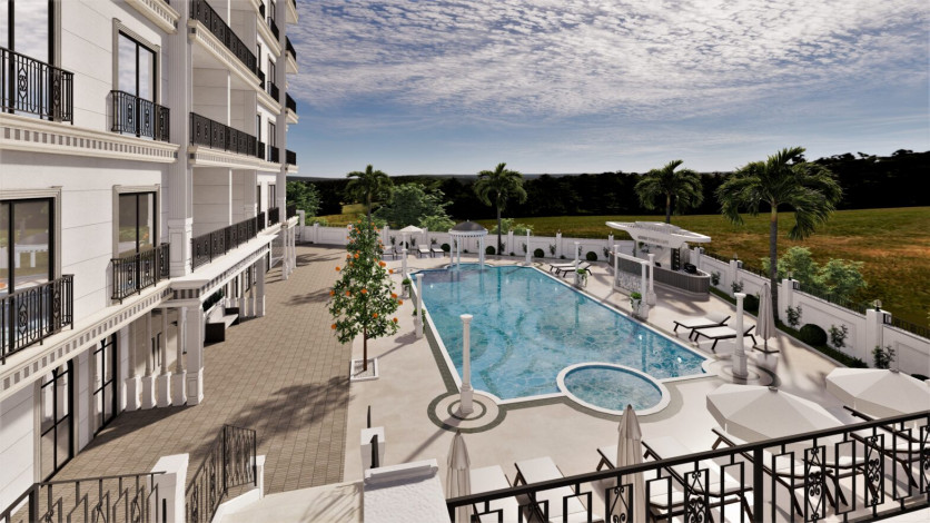 Новый жилой комплекс с апартаментами 1+1, 2+1, 3+1 в районе Авсаллар - Ракурс 24