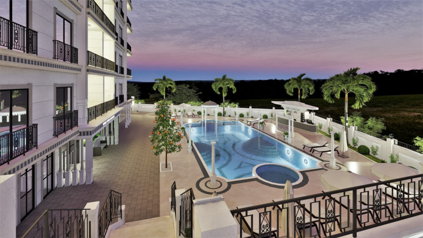 Новый жилой комплекс с апартаментами 1+1, 2+1, 3+1 в районе Авсаллар - Ракурс 25