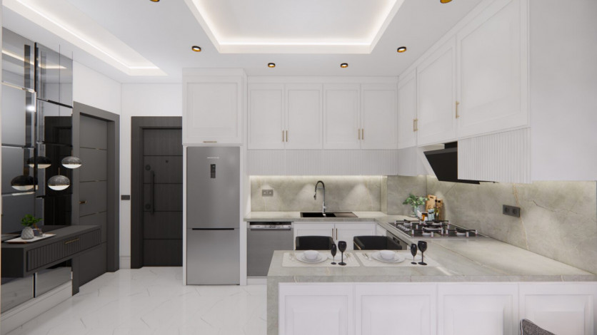 Новый жилой комплекс с апартаментами 1+1, 2+1, 3+1 в районе Авсаллар - Ракурс 31