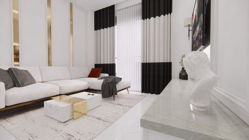 Новый жилой комплекс с апартаментами 1+1, 2+1, 3+1 в районе Авсаллар - Ракурс 38