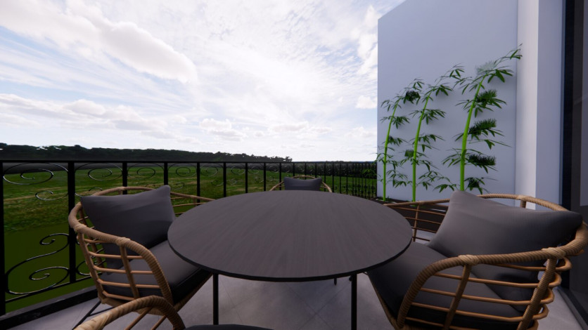 Новый жилой комплекс с апартаментами 1+1, 2+1, 3+1 в районе Авсаллар - Ракурс 45