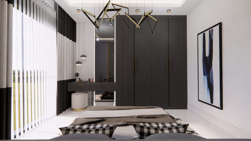 Новый жилой комплекс с апартаментами 1+1, 2+1, 3+1 в районе Авсаллар - Ракурс 50