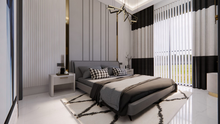 Новый жилой комплекс с апартаментами 1+1, 2+1, 3+1 в районе Авсаллар - Ракурс 52