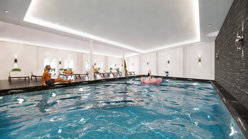 Новый жилой комплекс с апартаментами 1+1, 2+1, 3+1 в районе Авсаллар - Ракурс 64