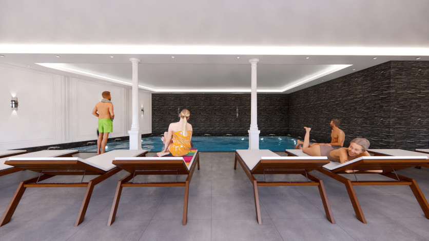 Новый жилой комплекс с апартаментами 1+1, 2+1, 3+1 в районе Авсаллар - Ракурс 67