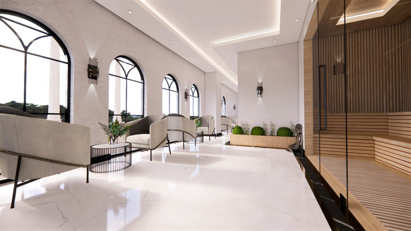 Новый жилой комплекс с апартаментами 1+1, 2+1, 3+1 в районе Авсаллар - Ракурс 75