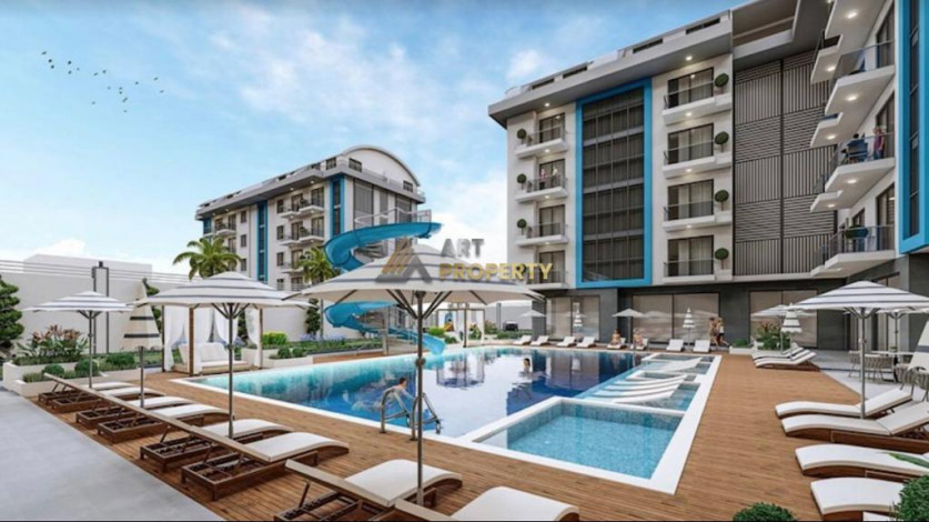 Квартира планировки 1+1, 45м2 в престижном районе Оба - Ракурс 30