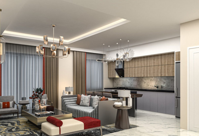 Новый жилой комплекс в центре района Авсаллар - Ракурс 5