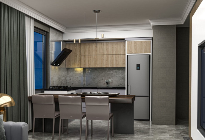 Новый жилой комплекс в центре района Авсаллар - Ракурс 9