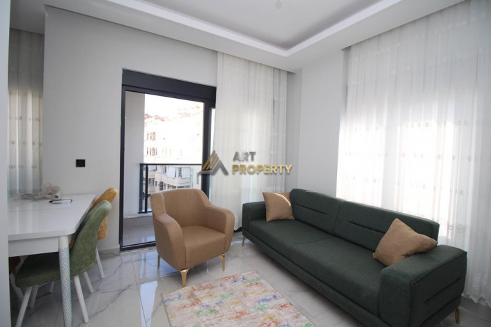 Уютная меблированная квартира планировки 1+1, 40м2 в центре Алании - Ракурс 10