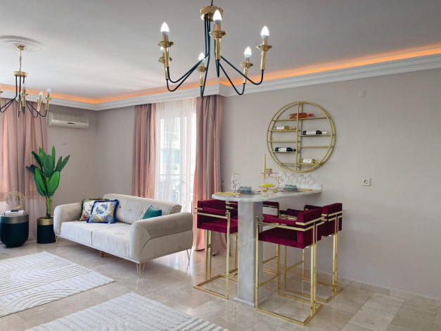 Меблированные апартаменты планировки 2+1, 120м2 в районе Оба - Ракурс 3