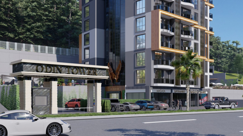 Новые квартиры в Махмутлар Алания: 2+1, 1+1 - Ракурс 47