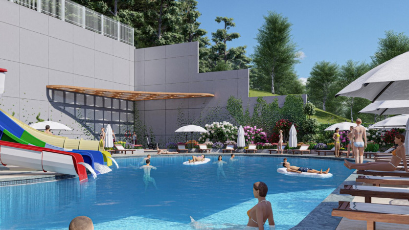 Новые квартиры в Махмутлар Алания: 2+1, 1+1 - Ракурс 52