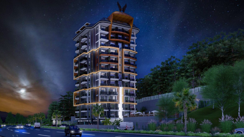 Новые квартиры в Махмутлар Алания: 2+1, 1+1 - Ракурс 54