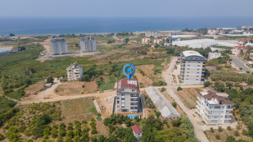 Квартира планировки 1+1, 68м2 в новом жилом комплексе, Демирташ - Ракурс 4