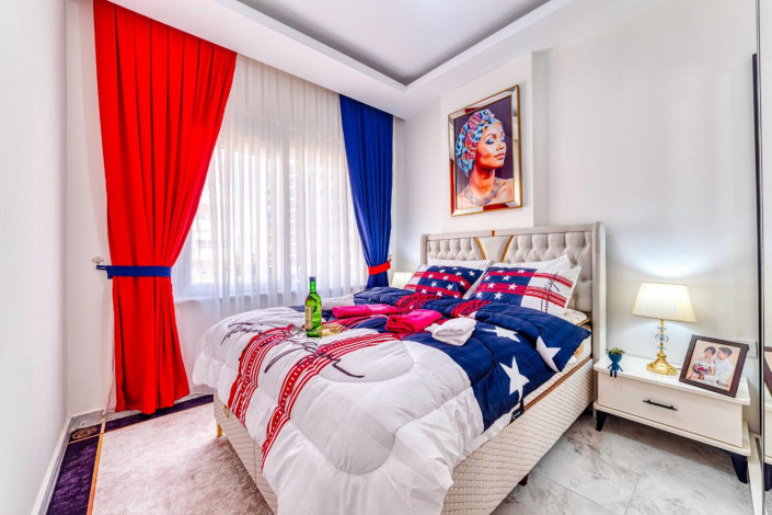 Меблированная квартира планировки 1+1, 60м2 в районе Махмутлар - Ракурс 15