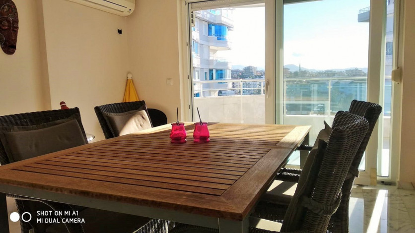 Апартаменты 2+1 у моря в одном из лучших комплексов района Тосмур, 110 м2 - Ракурс 12