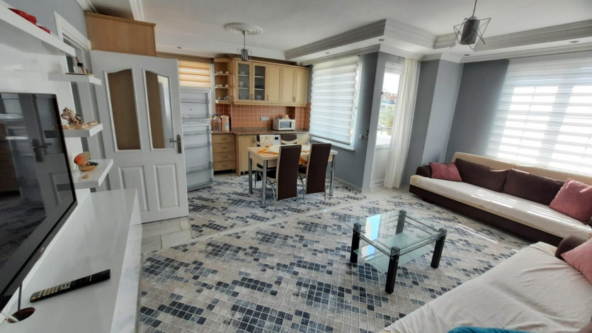 Меблированная квартира планировки 2+1, 110м2 в районе Оба - Ракурс 2