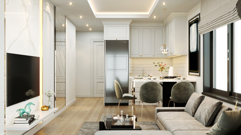 Новые квартиры в Газипаше Алания: 2+1, 1+1. Новый инвестиционный проект - Ракурс 25