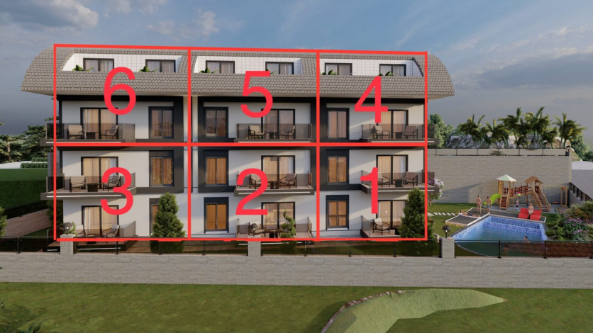 Новый инвестиционный проект в престижном районе Бекташ - Ракурс 9