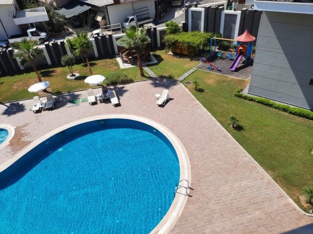 Меблированная квартира 1+1, 65м2 в новом жилом комплексе, Оба - Ракурс 7