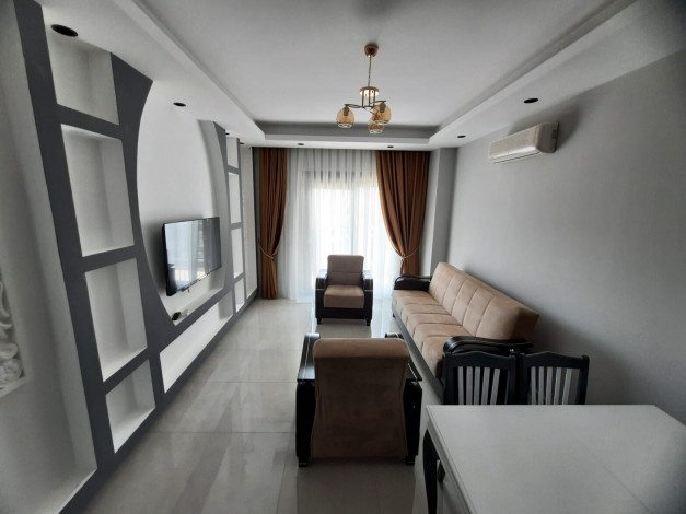 Меблированная квартира 1+1, 65м2 в новом жилом комплексе, Оба - Ракурс 14