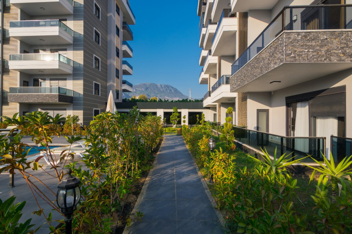 Квартира 1+1 в новом комплексе с развитой инфраструктурой в районе Каргыджак, 60 м2 - Ракурс 22