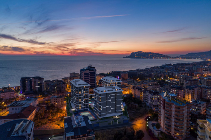 Квартиры от 58 до 242 кв.м.  в 245 метрах от моря в Тосмур - Ракурс 8