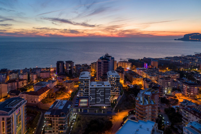 Квартиры от 58 до 242 кв.м.  в 245 метрах от моря в Тосмур - Ракурс 9