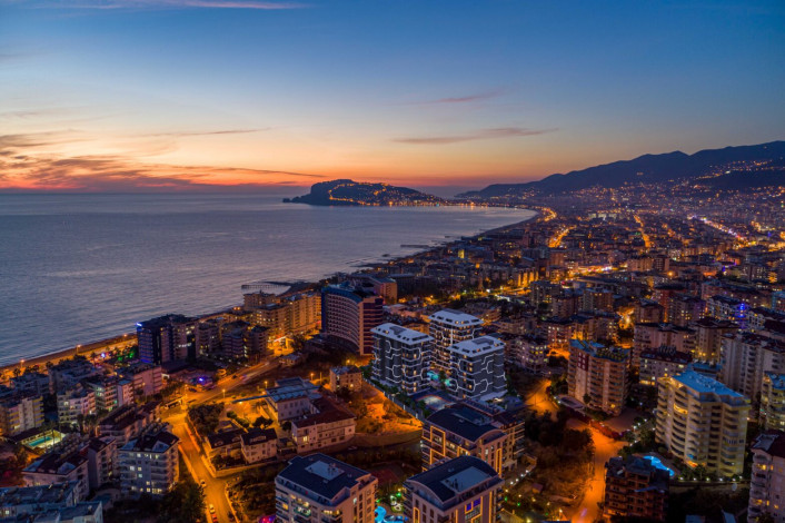 Квартиры от 58 до 242 кв.м.  в 245 метрах от моря в Тосмур - Ракурс 10