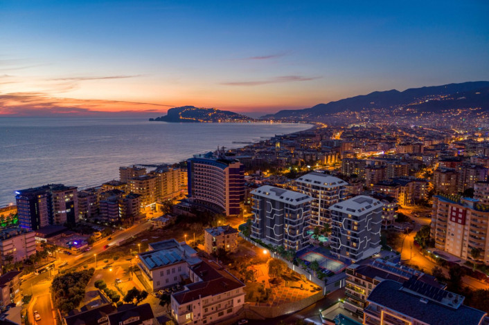 Квартиры от 58 до 242 кв.м.  в 245 метрах от моря в Тосмур - Ракурс 11