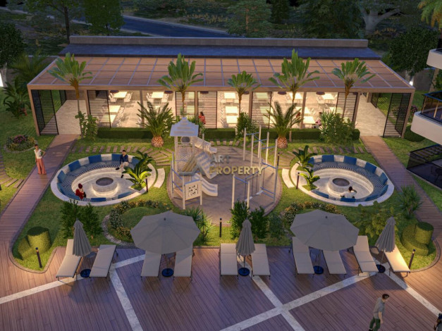 Квартиры от 58 до 242 кв.м.  в 245 метрах от моря в Тосмур - Ракурс 19