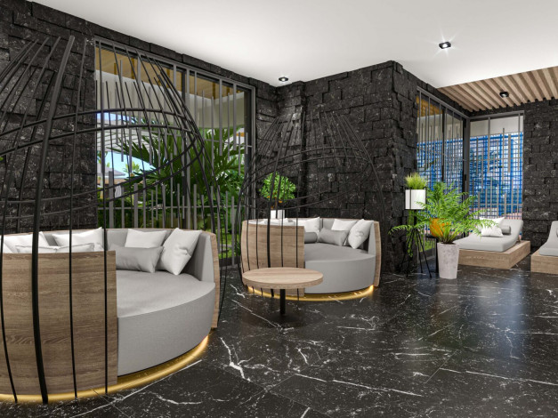 Квартиры от 58 до 242 кв.м.  в 245 метрах от моря в Тосмур - Ракурс 35