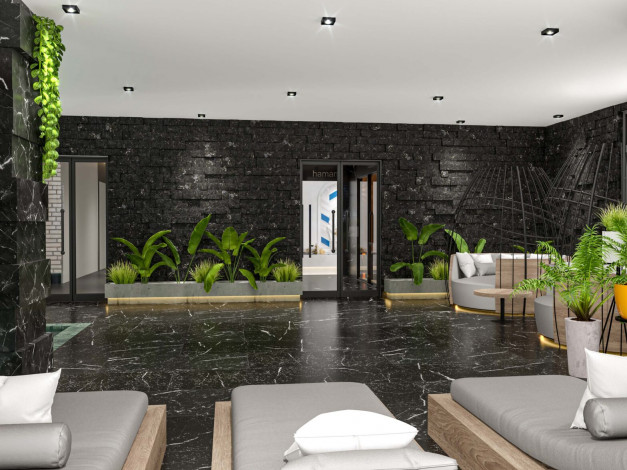 Квартиры от 58 до 242 кв.м.  в 245 метрах от моря в Тосмур - Ракурс 39