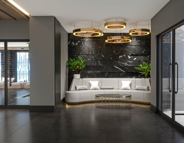 Квартиры от 58 до 242 кв.м.  в 245 метрах от моря в Тосмур - Ракурс 41