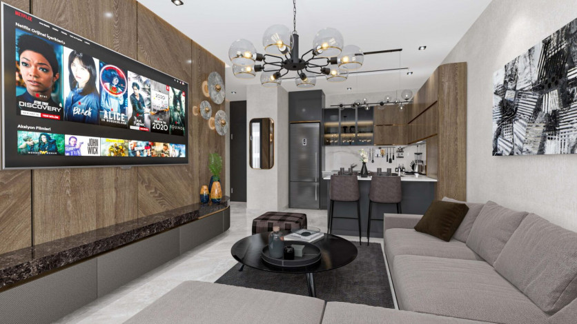 Квартиры от 58 до 242 кв.м.  в 245 метрах от моря в Тосмур - Ракурс 49