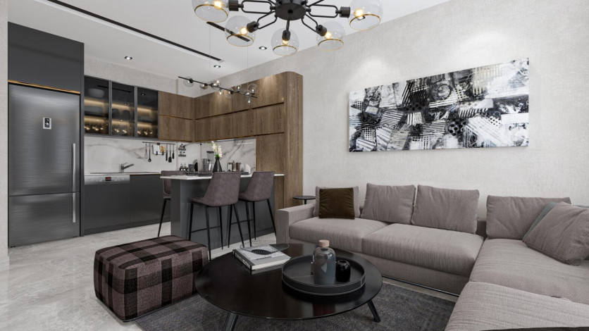 Квартиры от 58 до 242 кв.м.  в 245 метрах от моря в Тосмур - Ракурс 50