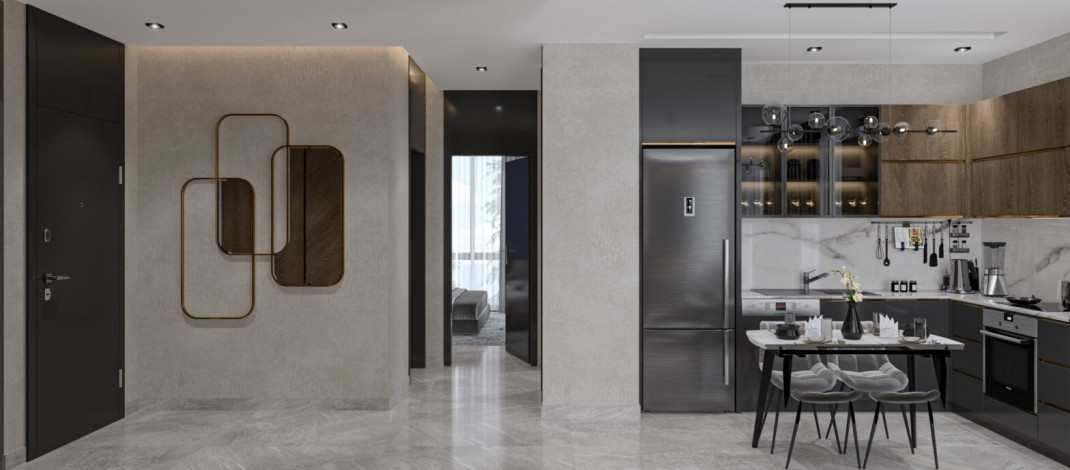 Квартиры от 58 до 242 кв.м.  в 245 метрах от моря в Тосмур - Ракурс 63