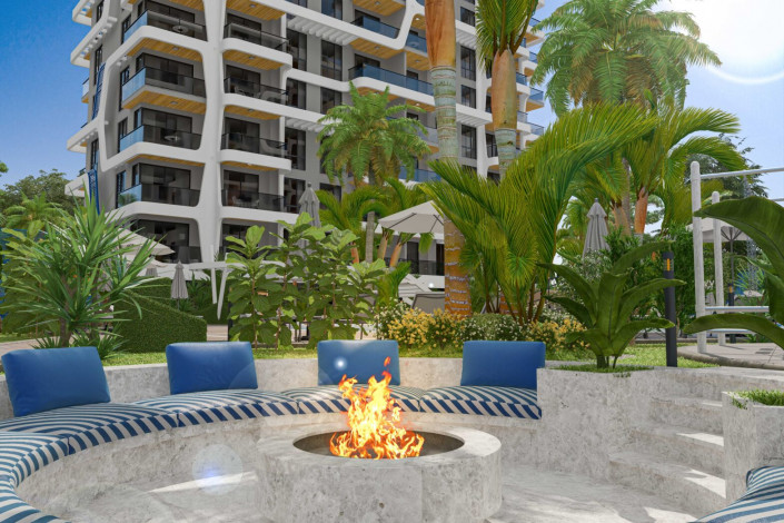 Квартиры от 58 до 242 кв.м.  в 245 метрах от моря в Тосмур - Ракурс 74