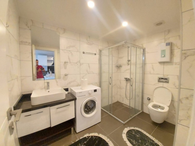 Двухкомнатная меблированная  квартира, с мебелью и техникой в Махмутларе, 75 м2. - Ракурс 17