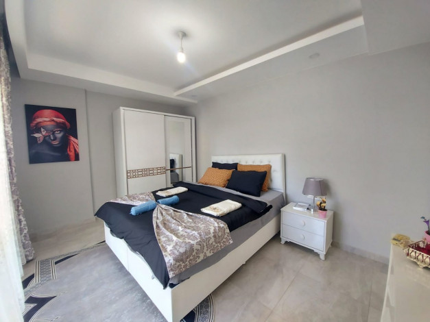 Двухкомнатная меблированная  квартира, с мебелью и техникой в Махмутларе, 75 м2. - Ракурс 18