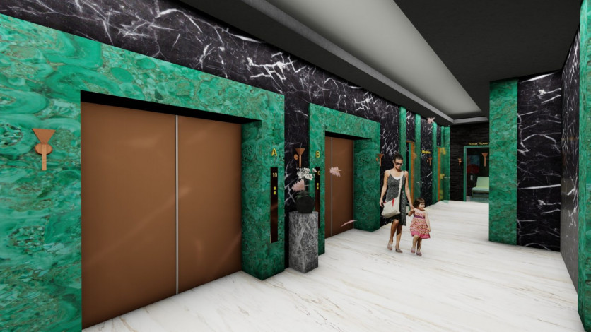 Новый инвестиционный проект на стадии строительства с шикарными видами в Махмутларе. - Ракурс 4