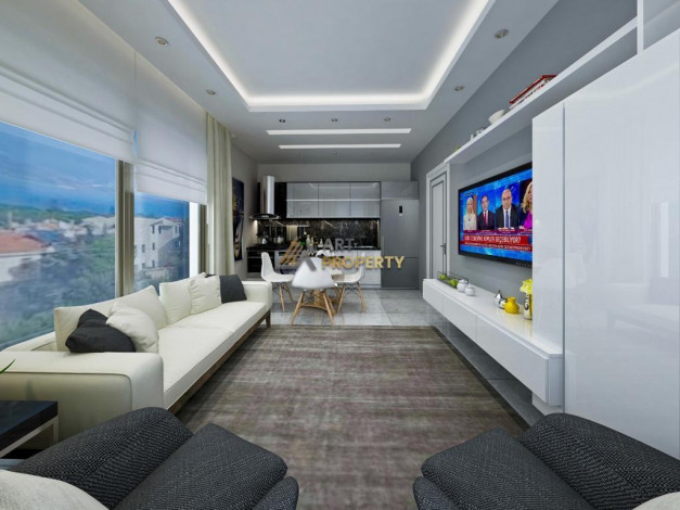 Квартира планировки 1+1, 51м2 в ЖК на финальной стадии строительства, Каргыджак - Ракурс 9