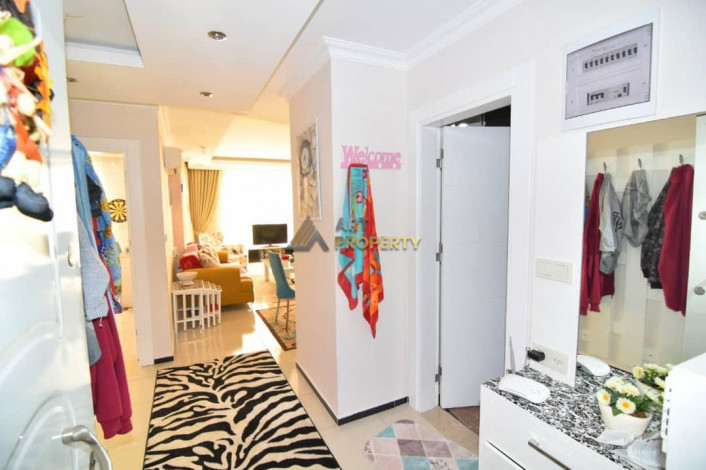 Квартира 2+1, 110м2 с шикарным видом на море и крепость, район Кестель - Ракурс 4