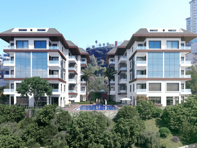 Новый жилой комплекс с инфраструктурой отеля 5*, район Каргыджак - Ракурс 0