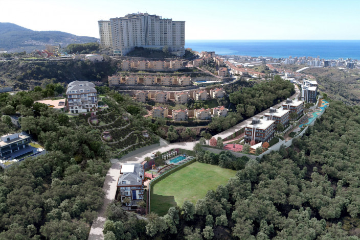 Новый жилой комплекс с инфраструктурой отеля 5*, район Каргыджак - Ракурс 4