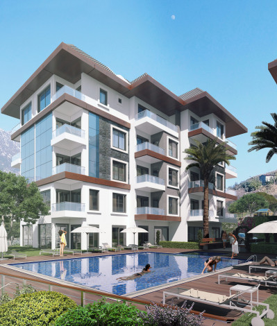 Новый жилой комплекс с инфраструктурой отеля 5*, район Каргыджак - Ракурс 5